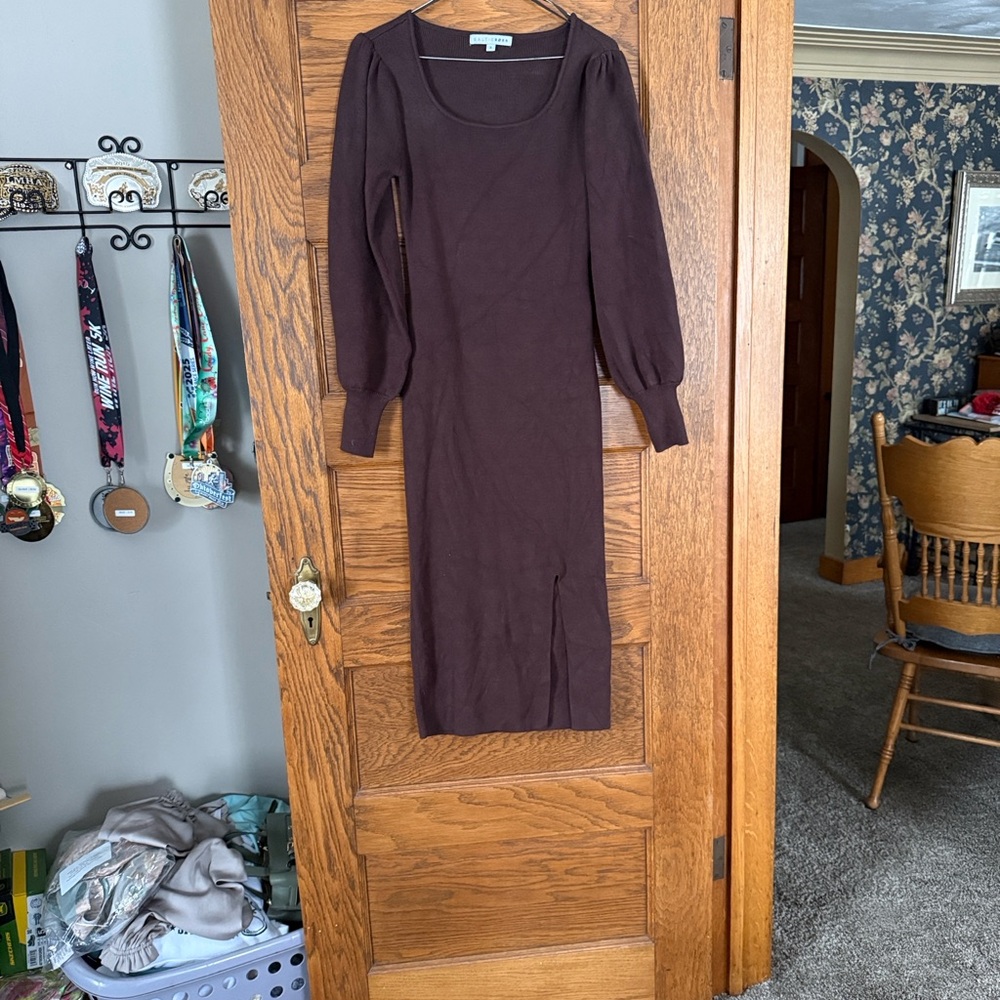 Baltic Born Chocolate Long Sleeve Dress